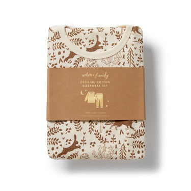 Wilson & Frenchy - Winter Forest Organic Long Sleeved Pyjamas